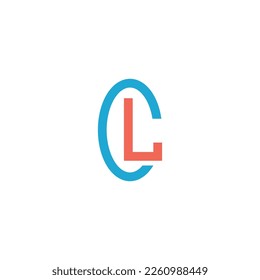 Alphabet letters Initial Monogram Logo CL, LC, L und C