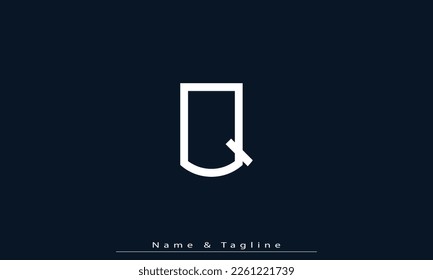 Alphabet letters Initials Monogram logo Q 