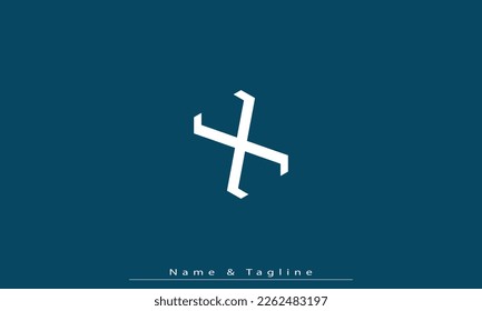 Alphabet letters Initials Monogram logo X 