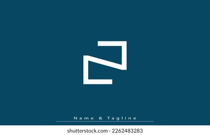 Alphabet letters Initials Monogram logo N 