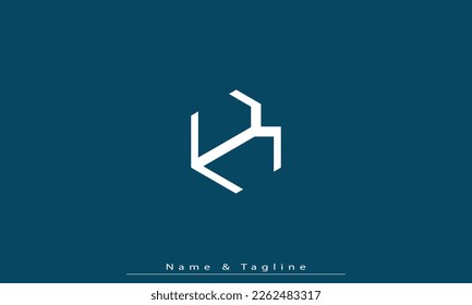 Alphabet letters Initials Monogram logo K 