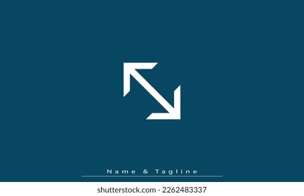 Letras alfabéticas Iniciales Logo Monograma I 