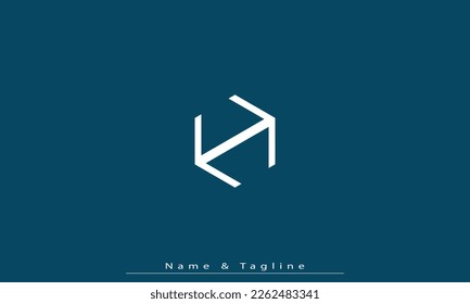 Alphabet letters Initials Monogram logo H 