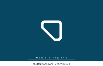 Letras alfabéticas Iniciales Monograma D 
