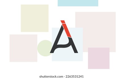 Alphabet letters Initials Monogram logo AI, IA, A and I