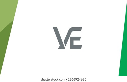 Alphabet letters Initials Monogram logo VE, EV, V and E
