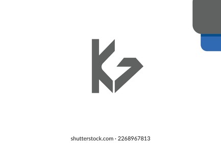 Alphabet letters Initials Monogram logo KG, GK, K and G