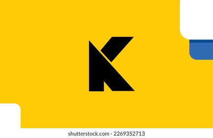Alphabet letters Initial Monogram Logo AK, KA, A und K