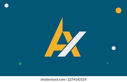 Alphabet letters Initials Monogram logo AX, XA, A and X
