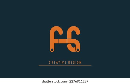 Alphabet letters Initials Monogram logo FS , SF