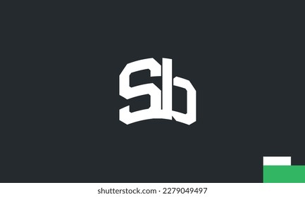 Alphabet letters Initials Monogram logo SB, BS, S and B