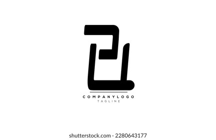 Letras alfabéticas Iniciales Logo Monograma PU,PU INITIAL,letra PU