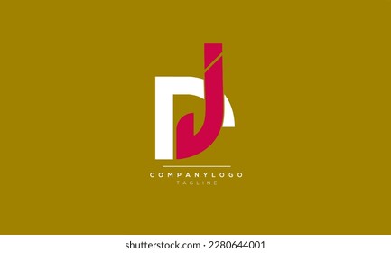 Alphabet letters Initials Monogram logo DJ,DJ  INITIAL,DJ  letter