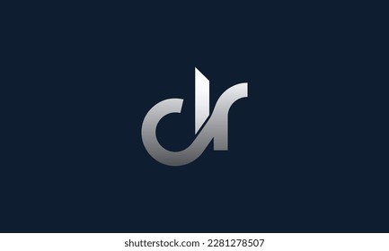 Alphabet letters Initials Monogram logo DR, RD, D and R