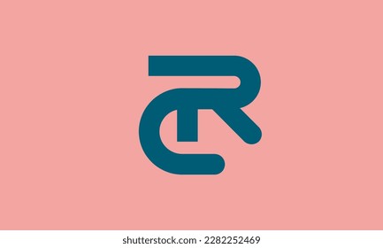 Alphabet letters Initial Monogram Logo CR, RC, C und R