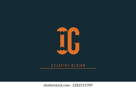 Alphabet letters Initials Monogram logo IF , FI