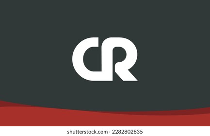 Alphabet letters Initials Monogram logo CR, RC, C and R
