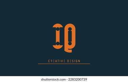 Alphabet letters Initials Monogram logo IQ , QI