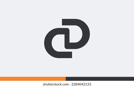 Alphabet letters Initials Monogram logo CD, DC, C and D