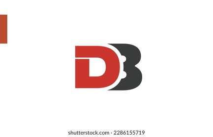 Alphabet letters Initials Monogram logo DB, BD, D and B