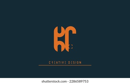 Alphabet letters Initials Monogram logo KF , FK
