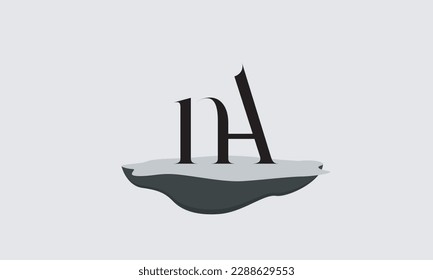 Alphabet letters Initials Monogram logo NA, AN, N and A