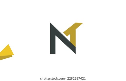 Letras alfabéticas Iniciales Monograma NT, TN, N y T