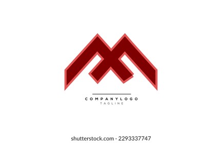 Alphabet letters Initials Monogram logo MX,MX  INITIAL,MX  letter