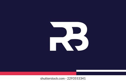 Alphabet letters Initials Monogram logo RB, BR, R and B
