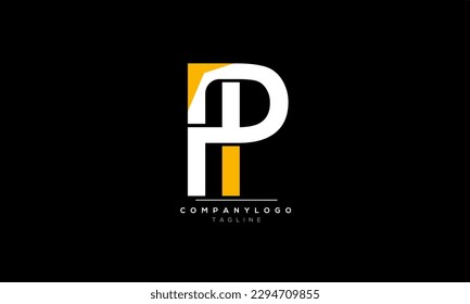 Alphabet letters Initials Monogram logo PH, PH INITIAL, PH letter