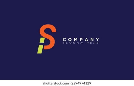 IS Alphabet Buchstaben Initial Monogram Logo SI, I und S