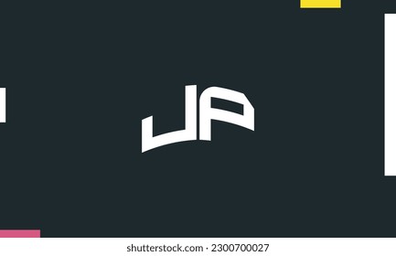 Alphabet letters Initials Monogram logo JP, PJ, J and P