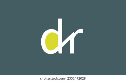 Alphabet letters Initials Monogram logo DR, RD, D and R