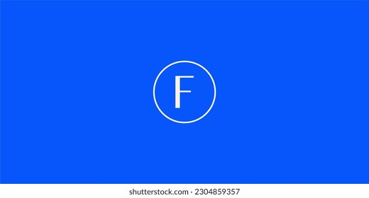 Alphabet letters Initials Monogram logo F INITIAL