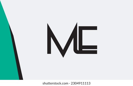 Alphabet letters Initials Monogram logo ME, EM, M and E