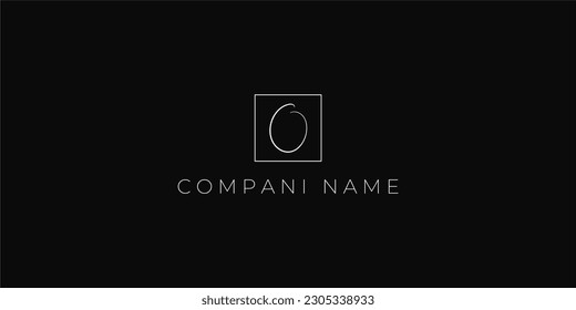 Alphabet letters Initials Monogram logo O INITIAL