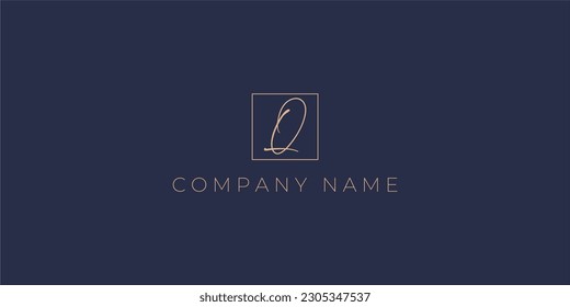 Alphabet letters Initials Monogram logo Q INITIAL
