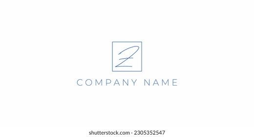 Alphabet letters Initials Monogram logo Z INITIAL