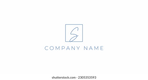 Alphabet letters Initials Monogram logo S INITIAL
