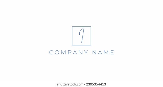 Alphabet letters Initials Monogram logo I INITIAL