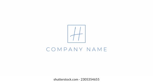 Alphabet letters Initials Monogram logo H INITIAL