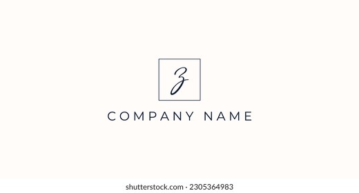 Alphabet letters Initials Monogram logo Z INITIAL