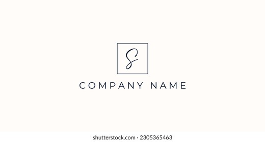 Alphabet letters Initials Monogram logo S INITIAL