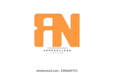 Alphabet letters Initial Monogram Logo AN, AN INITIAL, A Letter