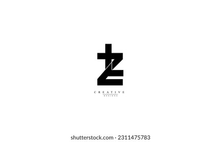 Alphabet letters Initials Monogram logo ZL LZ Z L