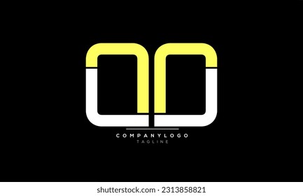 Alphabet letters Initials Monogram logo OO,OO  INITIAL,OO  letter