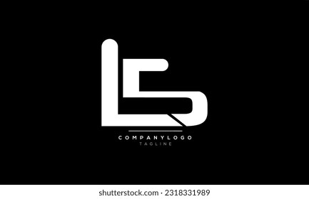 Alphabet letters Initials Monogram logo LS , SL , L , S