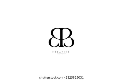 Alphabet letters Initials Monogram logo BB B