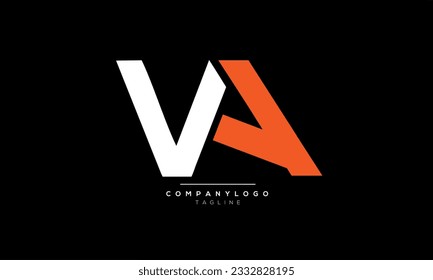 Alphabet letters Initials Monogram logo VA,VA  INITIAL,VA  letter