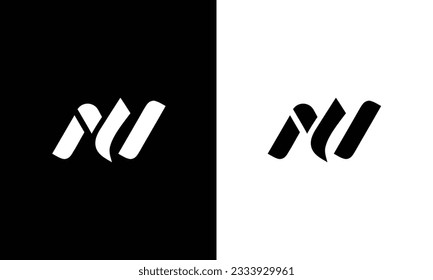 Alphabet letters Initials Monogram logo NY, YN, N and Y
